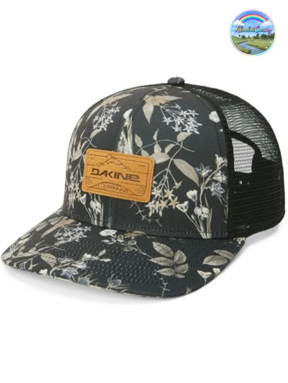 Unisex Mid Crown Curved Bill Trucker Hat with Patch Logo